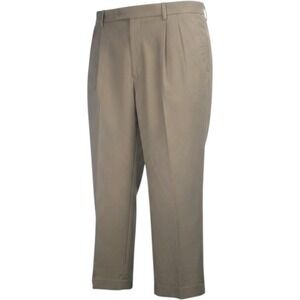 Kilburne &‎ Finch Men's 42W/29 Dress Pants-Beige-Performance-Stretch Waistaband